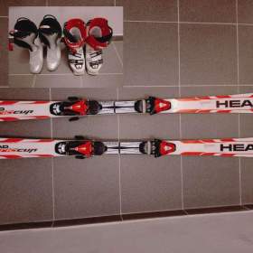 Prodám dětské lyže a lyžáky / 19647872