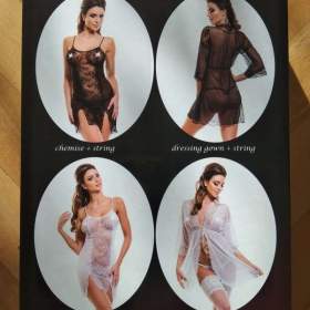 Foto inzerátu Bílý sexy komplet Secret Line vel. S