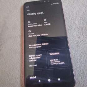 Foto inzerátu PRODAM MOBILNI TELEFON REDMI NOTE 6 PRO
