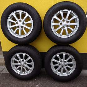 alu ráfky originál mitsubishi J16x6 1/2J- zimní pneu Dunlop / 19648350