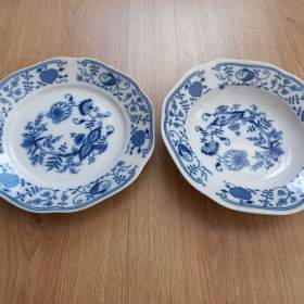 Prodám sadu modrobílého nádobí -  100% stav / 19648528