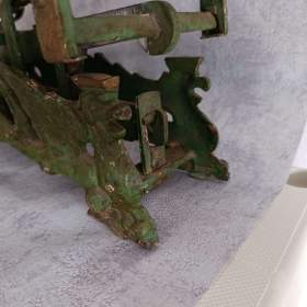 Foto inzerátu Starožitná figurální litinová váha Draci J.Sperling 5 Kg značení na zakladně rok 1936.