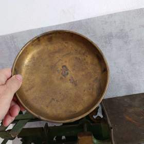 Foto inzerátu Starožitná figurální litinová váha Draci J.Sperling 5 Kg značení na zakladně rok 1936.