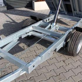 Foto inzerátu Přívěs Eduard 2615 1-stranný sklápěč 1500kg kola R13 vč. nájezdů