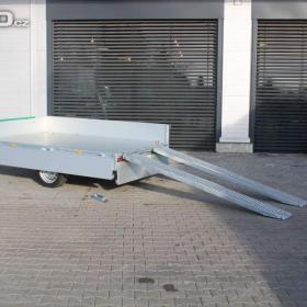 Foto inzerátu Přívěs Eduard 2615 1-stranný sklápěč 1500kg kola R13 vč. nájezdů