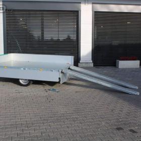 Foto inzerátu Přívěs Eduard 2615 1-stranný sklápěč 1500kg kola R13 vč. nájezdů