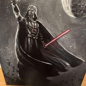 Foto inzerátu Akrylový portrét Star Wars Darth Vader