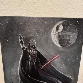 Foto inzerátu Akrylový portrét Star Wars Darth Vader
