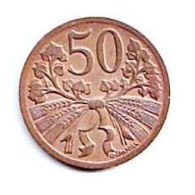 Fotka k inzerátu 50 haléř ČSR 1947  / 11757454