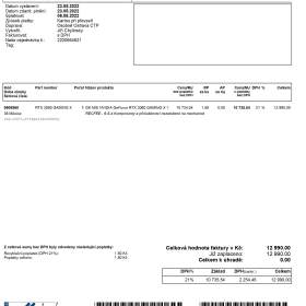 Foto inzerátu Grafika RTX 3060 12 GB