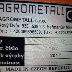 Foto inzerátu Zametač Agrometall ZM-1550 UZ