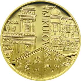 Fotka k inzerátu Prodám pamětní zlatou minci 5 000 Kč Mikulov  / 18607493