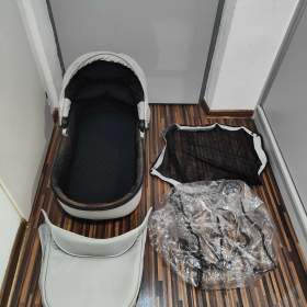 Foto inzerátu Prodáme kombinovaný kočárek Anex Cross 3v1 po jednom dítěti