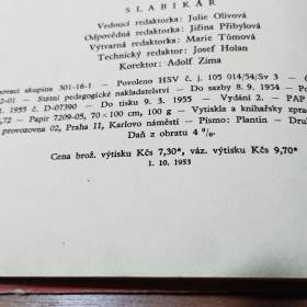 Foto inzerátu Slabikář 1955
