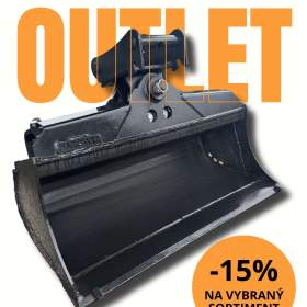 Fotka k inzerátu Hydraulická lžíce na svahy 100 cm 2,5–4 t HARDOX — Lehnhoff MS01 SYMLOCK — OUTLET / 18857139