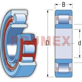 Foto inzerátu Ložisko NU2315B P6NA ZKL ČR (NOVÉ) válečkové