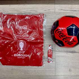 Coca Cola Merch - UEFA Euro 2024 - míč/vak/otvírák / 19658670