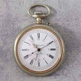 Foto inzerátu Velmi zajímavé masivní kapesní hodinky COLOMBOPHILE - Henry Martens