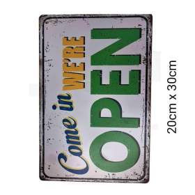 Foto inzerátu Nástěnné retro kovové cedule 