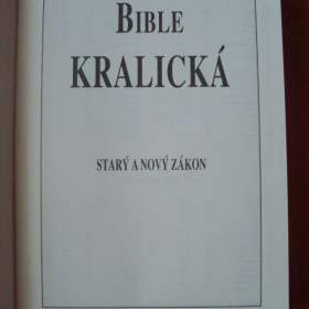 Foto inzerátu Bible Kralická