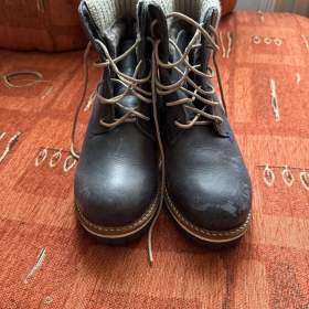 Nové dámské zimní boty z pravé kůže a pravým beránkem / 19661731