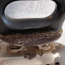 Foto inzerátu Velmi stará lihová žehlička OMEGA   - D.R.G.M