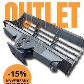 Hydraulická lžíce s otvory 120 cm 2,6–3,5 t — bez upevnění — OUTLET / 19662950