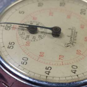 Foto inzerátu Německé vojenské stopky Hanhart z období II. říše.