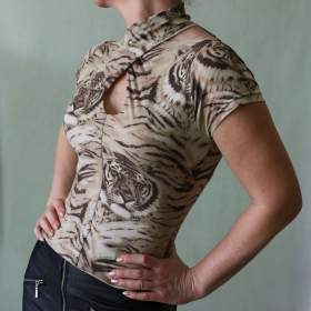 Foto inzerátu Tričko / roláček s tygříky C&amp;A vel.XS 