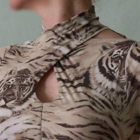 Foto inzerátu Tričko / roláček s tygříky C&amp;A vel.XS 