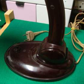 Foto inzerátu Retro starožitná lampa lampička bakelitová TYP 11126 pěkná