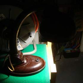 Foto inzerátu Retro starožitná lampa lampička bakelitová TYP 11126 pěkná