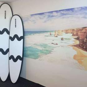 surf, surfing, mini Malibu 76, longboard 90 - skládací / 19668585