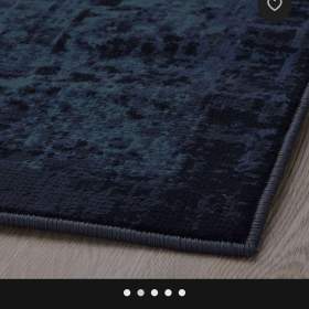 Fotka k inzerátu Tmavě modrý koberec IKEA VONSBAK 140x180 / 19607906