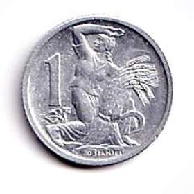 1 Kčs ČSR 1952  / 19670781