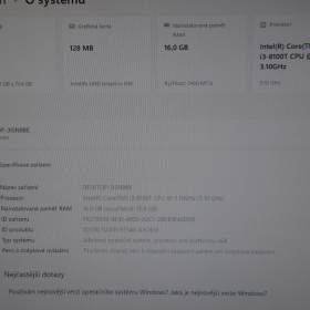 Foto inzerátu PC Lenovo TC M920q Mini i3/16GB/SSD 256GB+500GB