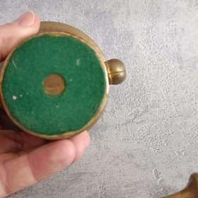 Foto inzerátu Starý malý mosazný hmoždíř se lvem a tloukem