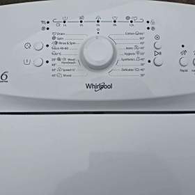 Fotka k inzerátu PRACKA WHIRLPOOL, HORNI PLNENI,5KG, ZANOVNI, PLNE FUNKCNI,1000 OT. / 19670333