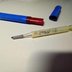 Fotka k inzerátu Teploměr, starý, funkční. / 15740695