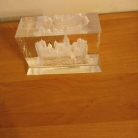 Plastové retro těžítko / 19675417