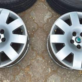 sada alu disků 4ks kol 5x112 R17 škoda Superb 1 bez pneu / 19676992
