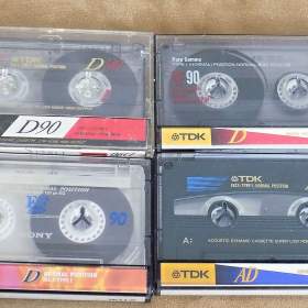 Fotka k inzerátu magnetofonové kazety MC, 2x SONY , 2x TDK / 18616046