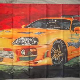16 -  Banner -  vlajka Toyota Supra -  rychle a zběsile 1 / 19686920