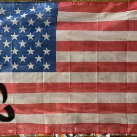 23 -  Banner -  vlajka USA vlajka  / 19687086