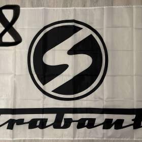 68 -  Banner -  vlajka Logo TRABANT 90x150 cm / 19692129