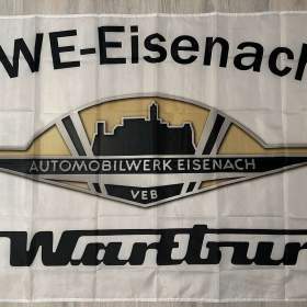69 -  Banner -  vlajka Logo Wartburg 90x150 cm / 19692130