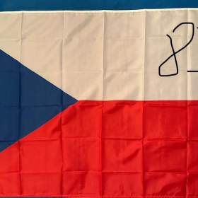 85 -  Banner -  vlajka ČESKÁ REPUBLIKA vlajka 90x150 / 19701610