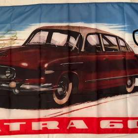 Fotka k inzerátu 88 -  Banner -  vlajka TATRA 603 -  vínová 90x150 / 19686924