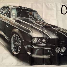 97 -  Banner -  vlajka Ford Mustang Eleanor Shelby 1967 90x150 / 19705034
