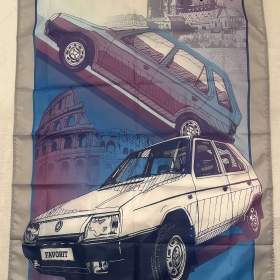 99 -  Banner -  vlajka Škoda Favorit / Forman 90x150 / 19705036